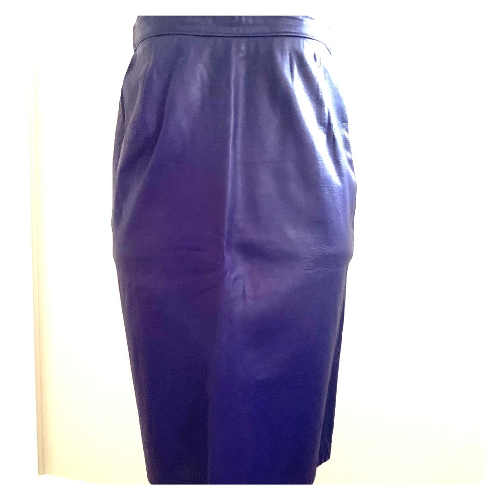 Leather skirt
